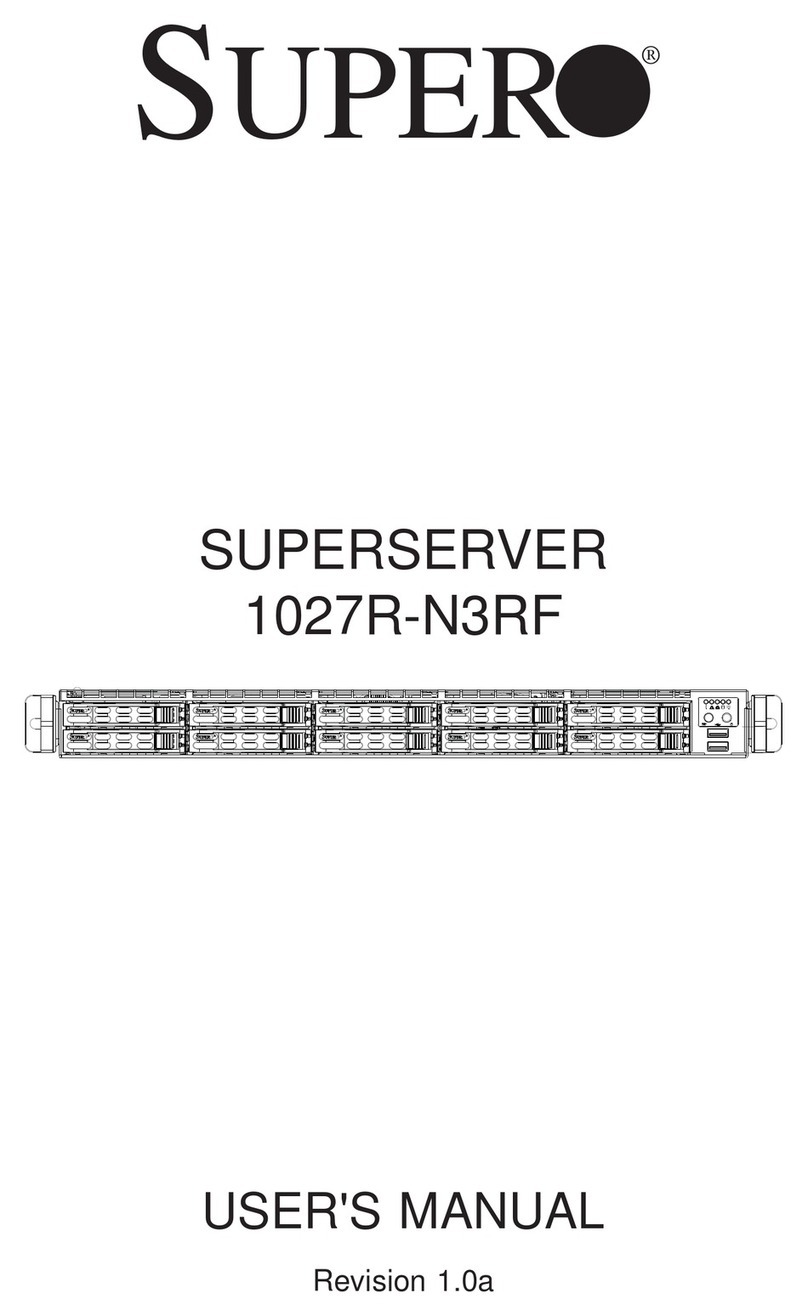Supero SUPERSERVER 1027R-N3RF user manual