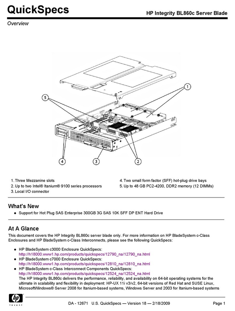 HP Integrity BL860c User instructions