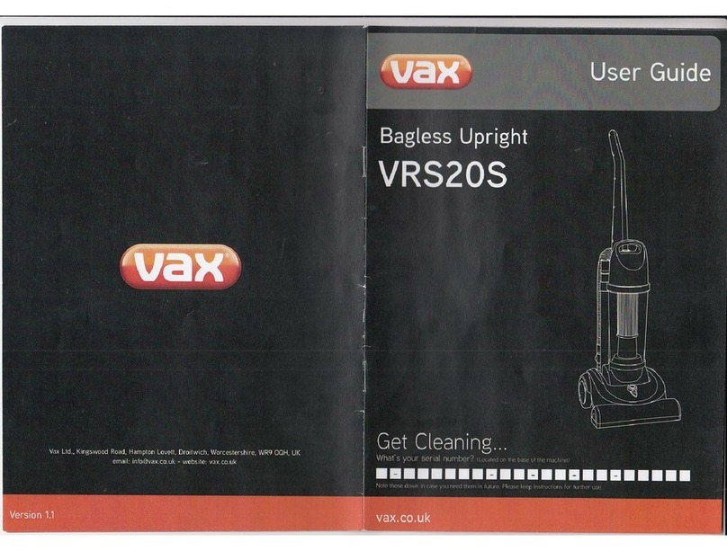 Vax VRS20S User manual