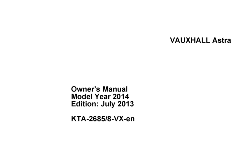 Vauxhall KTA-2685/8-VX-en owner's manual