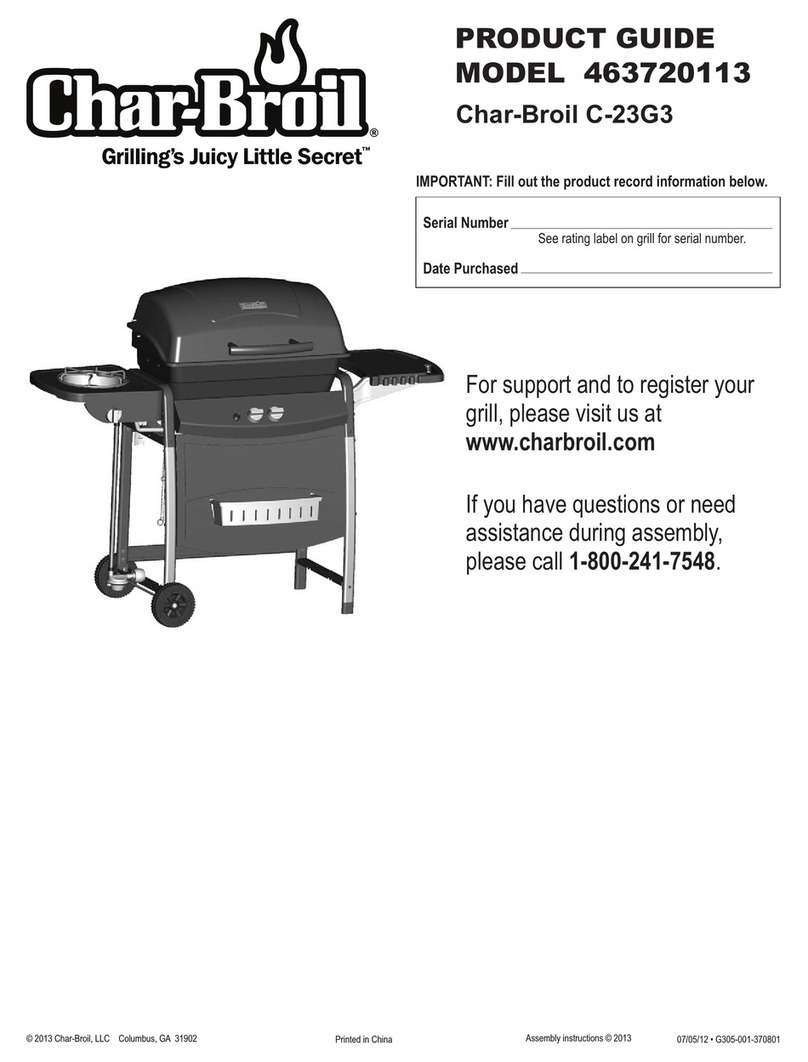 Char-Broil Char-Broil C-23G3 Product guide