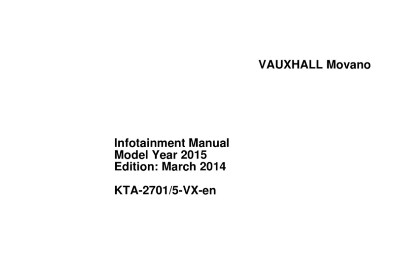 Vauxhall KTA-2701/5-VX-en Infotainment manual