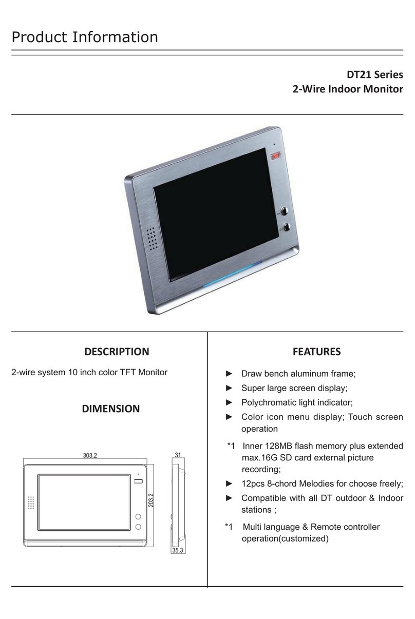V-Tec DT21 Series User manual