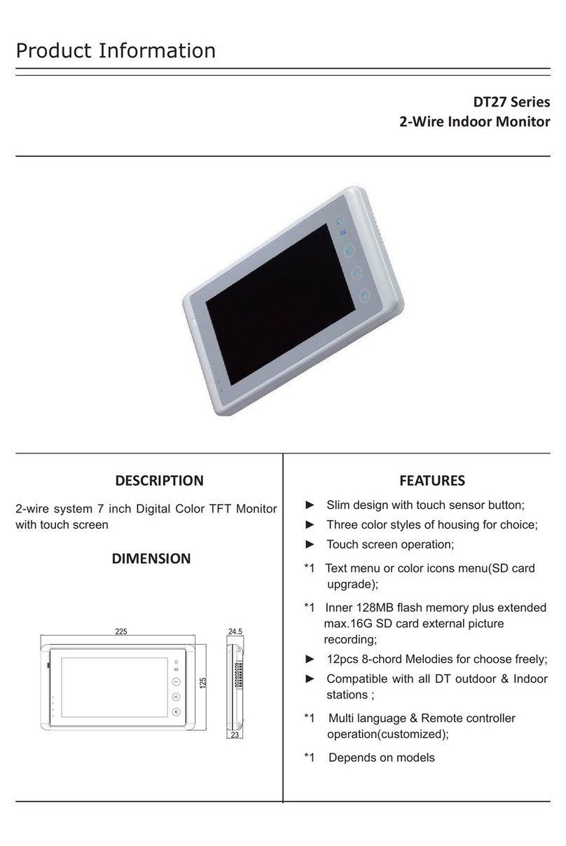 V-Tec DT27 Series User manual