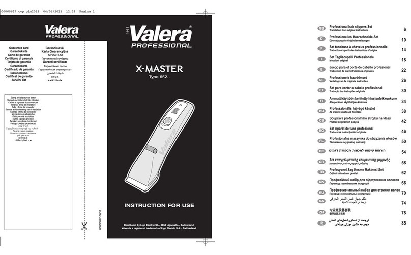 VALERA X-Master 652 User manual VALERA X-Master 652 User manual