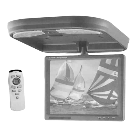 Farenheit 10.4" TFT Ceiling Color Monitor user manual