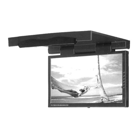 Farenheit 15.4 inch TFT LCD Ceiling Monitor User manual