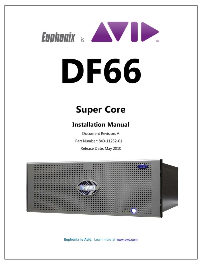 Euphonix DF66 installation manual