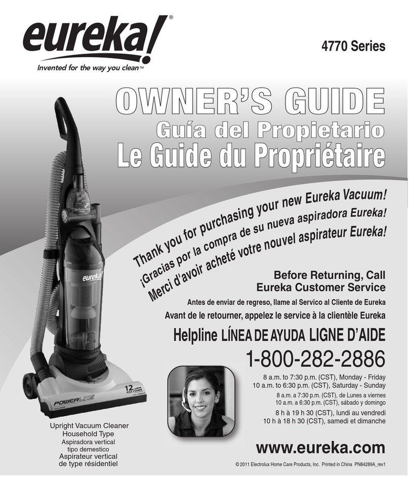 Eureka 4770 Series owner's guide
