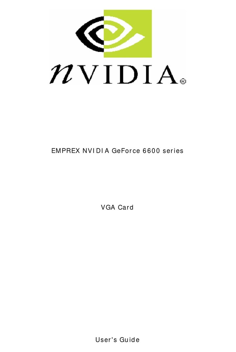 Emprex NVIDIA GeForce 6600 series User manual