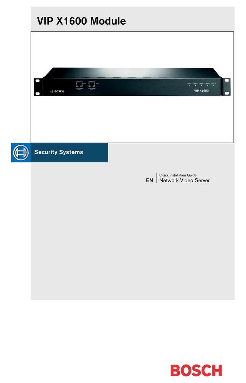 Bosch VIP X1600 Module User manual