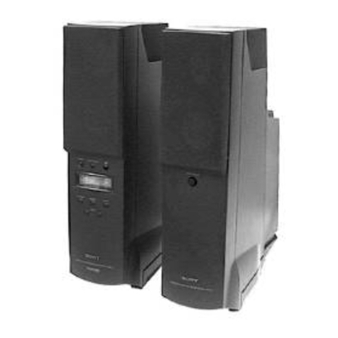 Sony SAVA-7 operating instructions