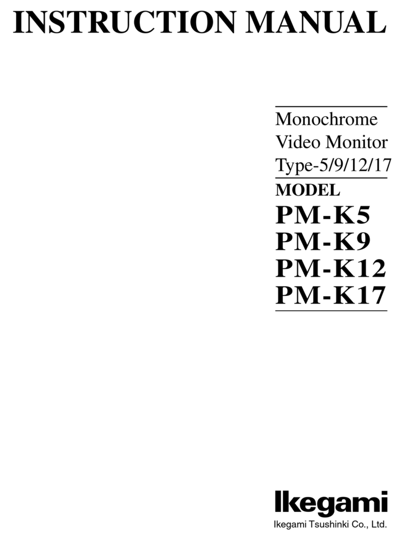 Ikegami PM-K5 User manual