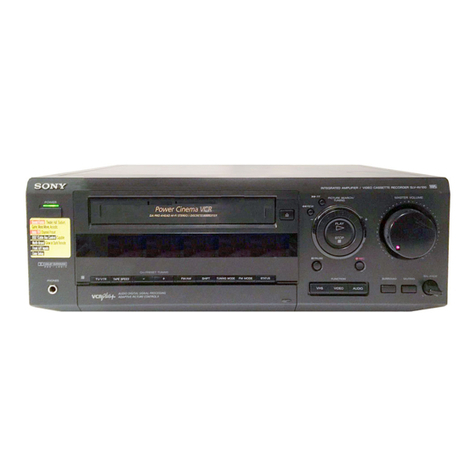 Sony SLV-AV100 User manual Sony SLV-AV100 User manual
