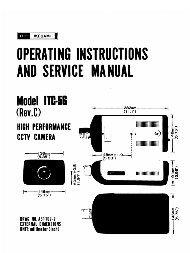 Ikegami ITC-56 Operating instructions and service manual