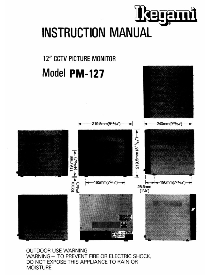 Ikegami PM-127 User manual