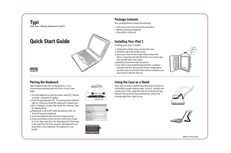Ipevo Typi quick start guide Ipevo Typi quick start guide