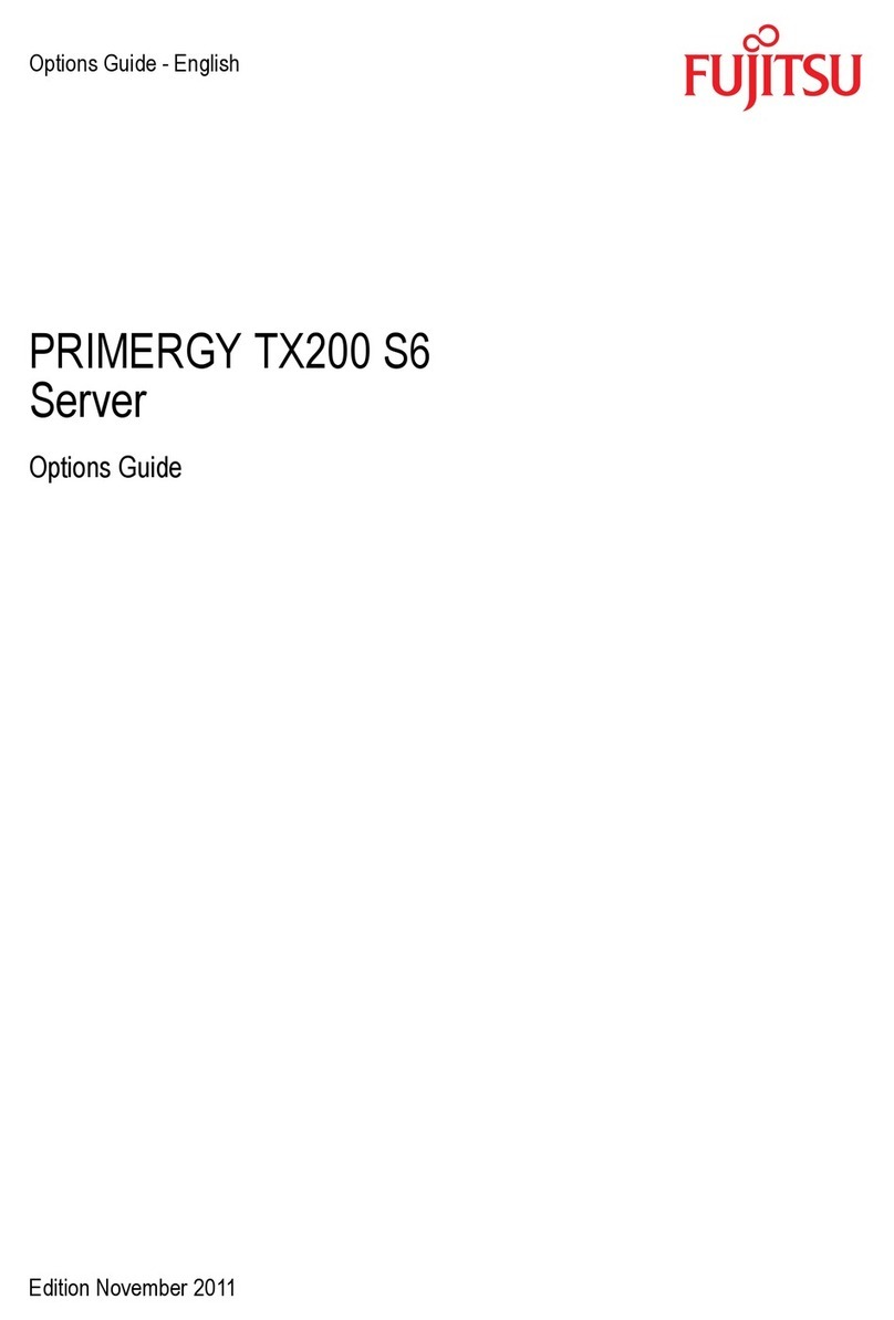 Fujitsu PRIMERGY TX200 S6 User manual