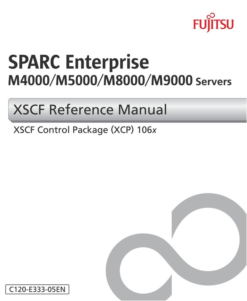 Fujitsu SPARC Enterprise M4000 Reference manual