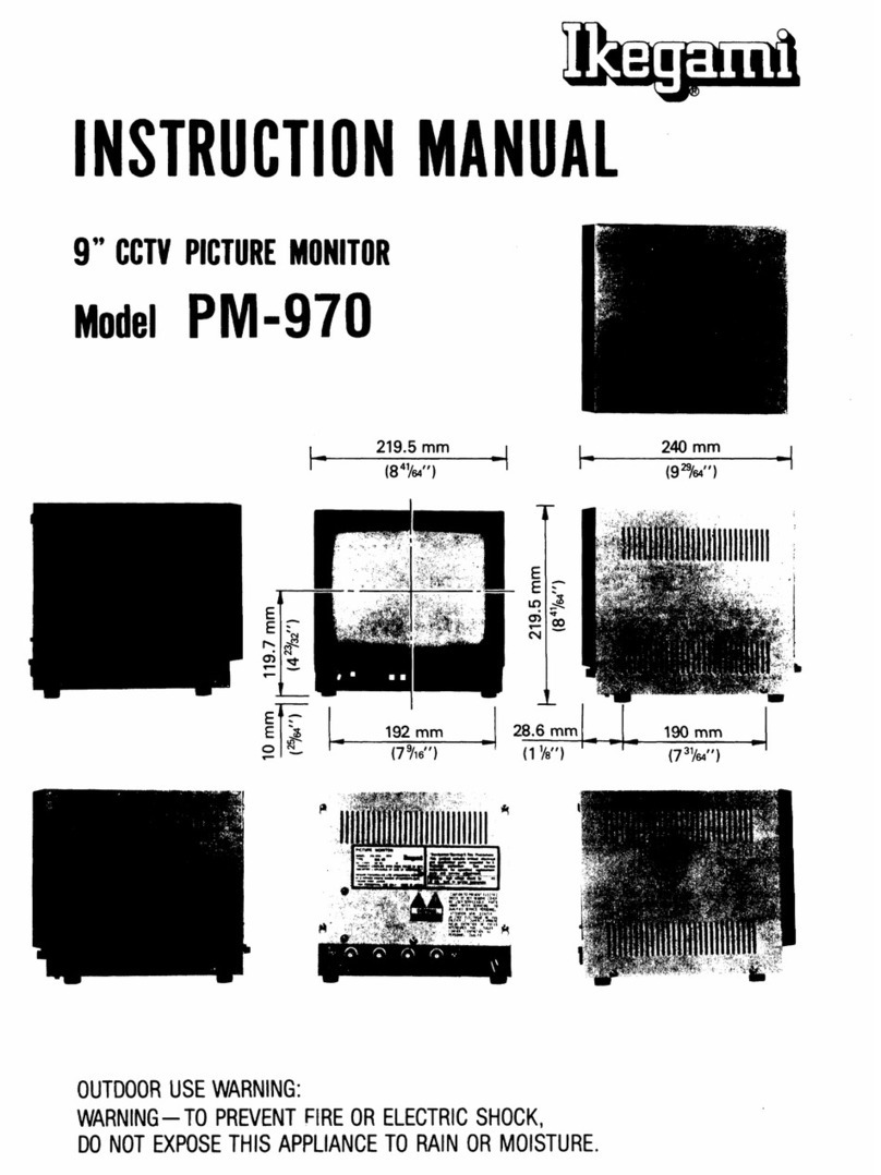 Ikegami PM-970 User manual