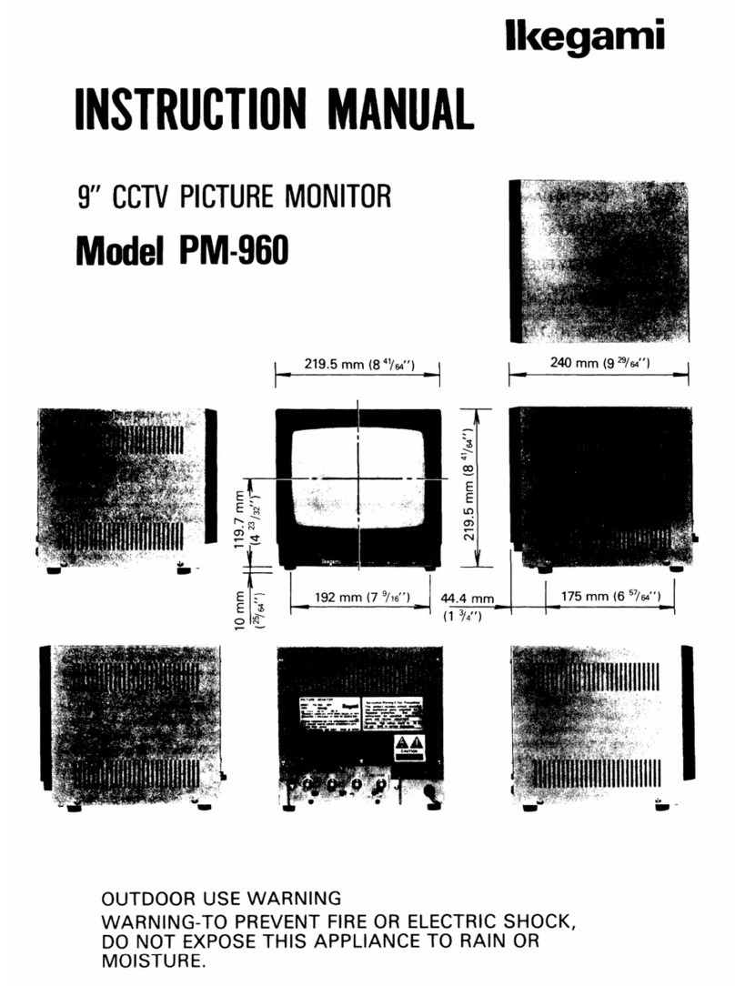 Ikegami PM-960 User manual