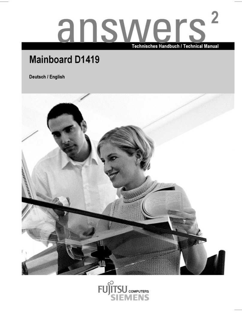 Fujitsu Siemens Computers D1419 Technical manual