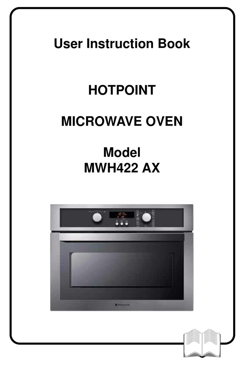 Hotpoint Ariston HOTPOINT MWH422 AX User manual