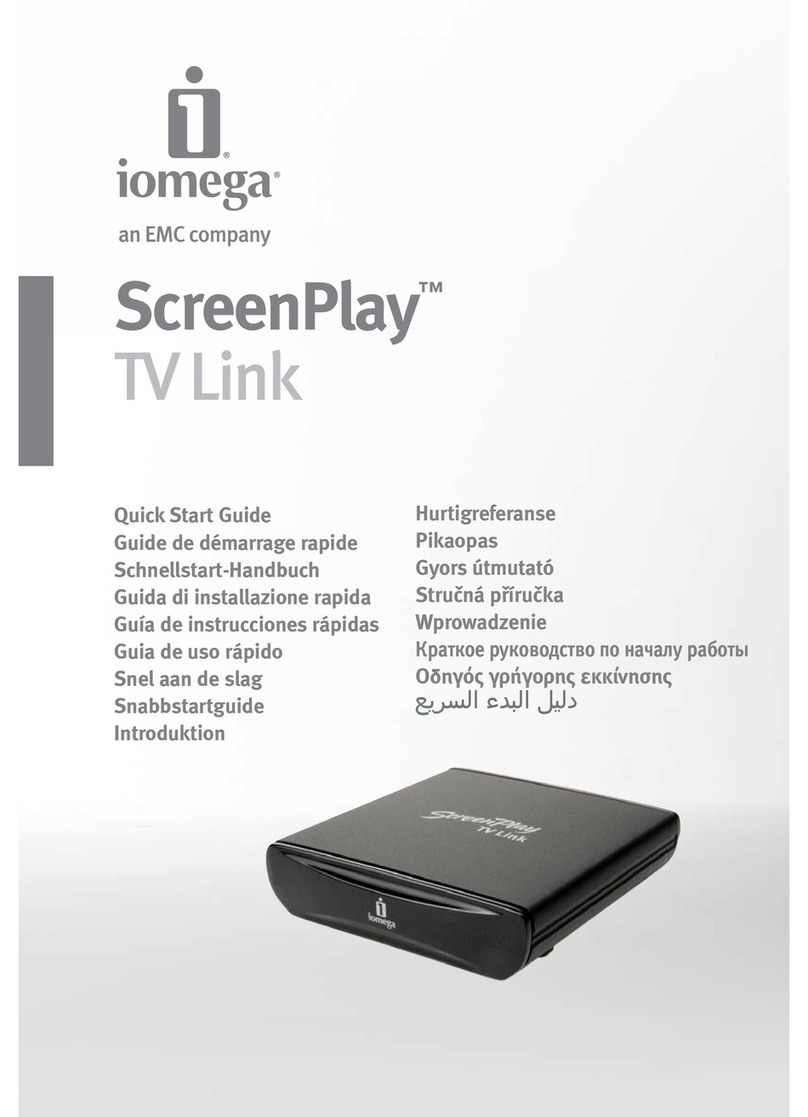 Iomega ScreenPlay quick start guide