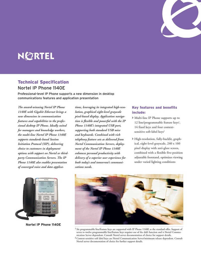 Nortel 1140E User manual