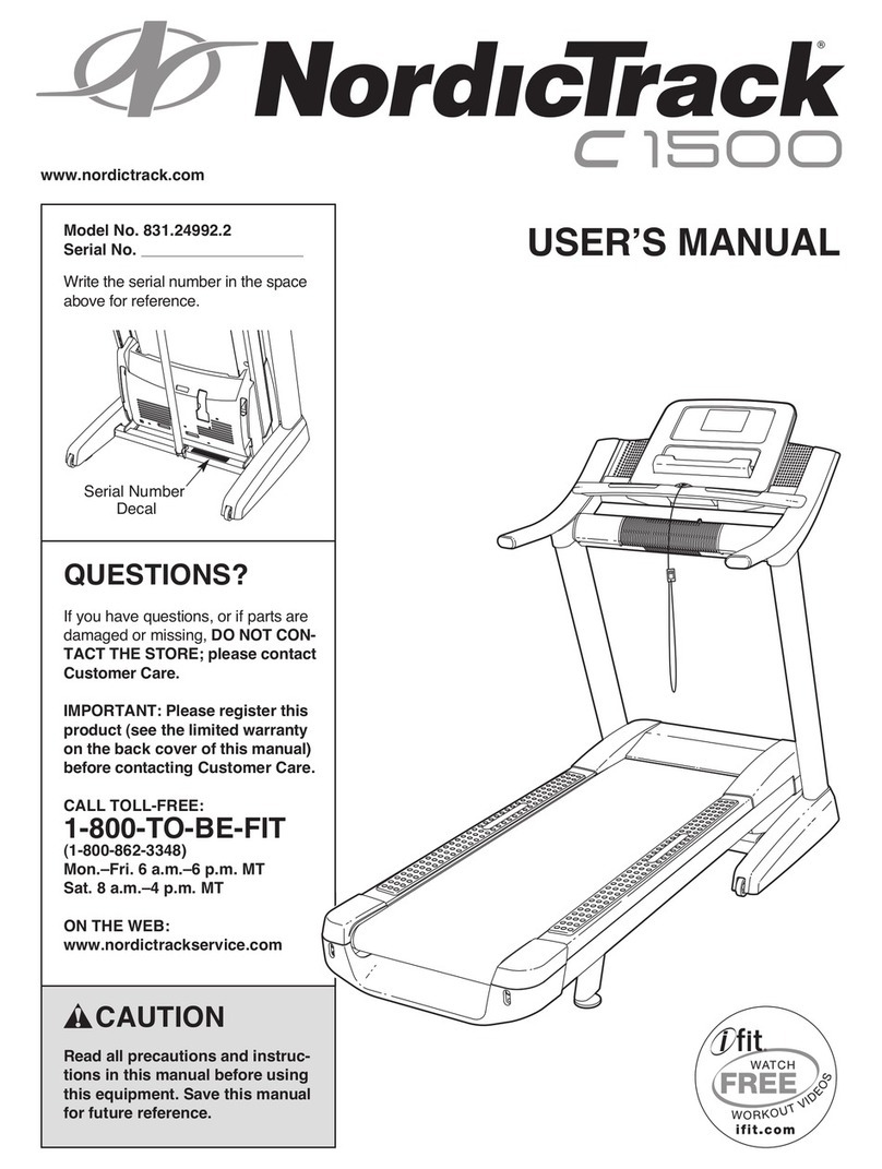 NordicTrack 831.24992.2 user manual