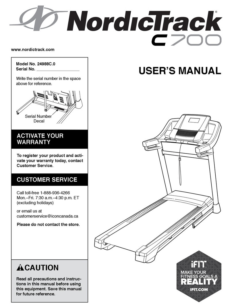NordicTrack 24988C.0 user manual