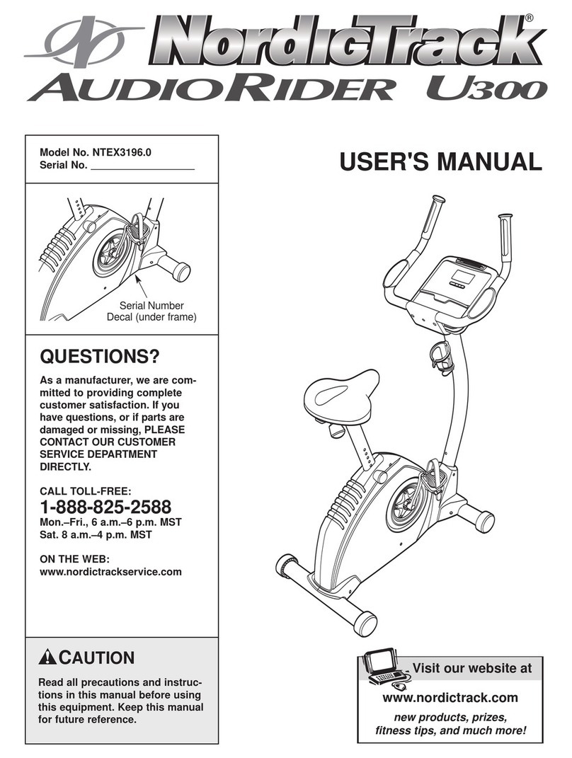 NordicTrack NTEX3196.0 user manual