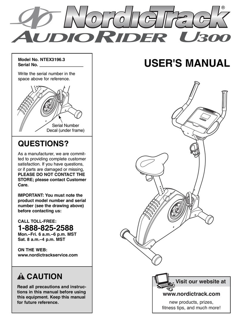 NordicTrack NTEX3196.3 user manual