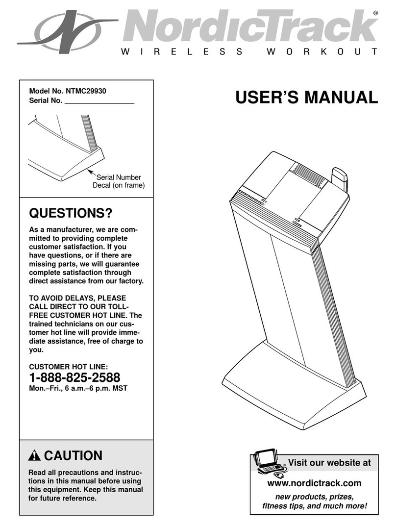 NordicTrack NTMC29930 user manual