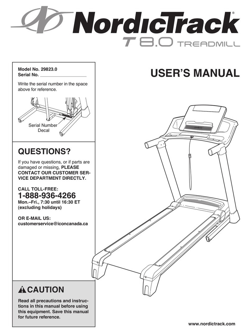 NordicTrack 29823.0 User manual