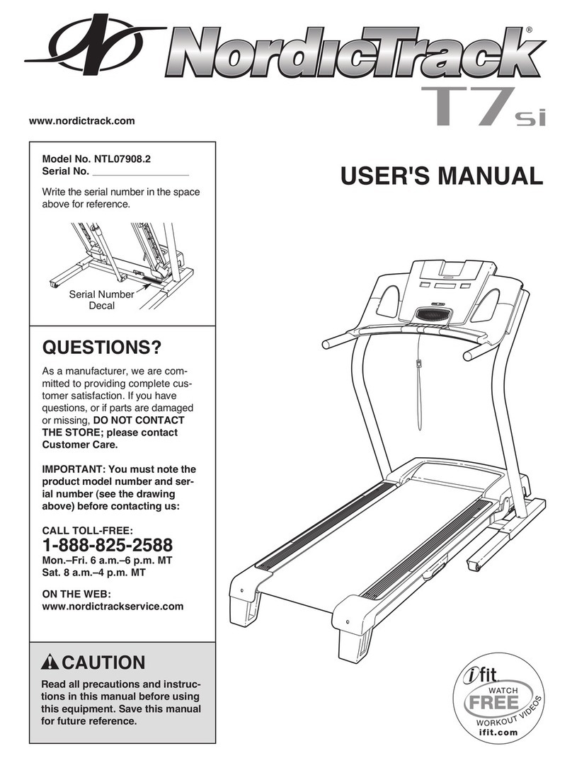 NordicTrack NTL07908.2 User manual