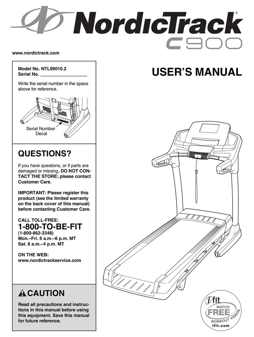 NordicTrack NTL99010.2 user manual