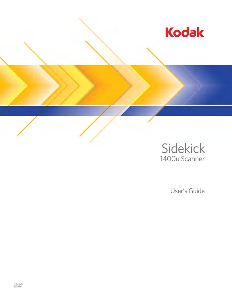 Kodak Sidekick 1400U User manual Kodak Sidekick 1400U User manual