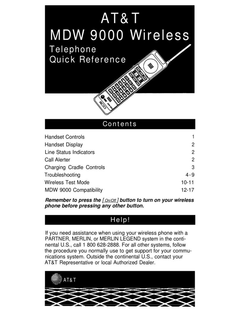 AT&T MDW 9000 User manual