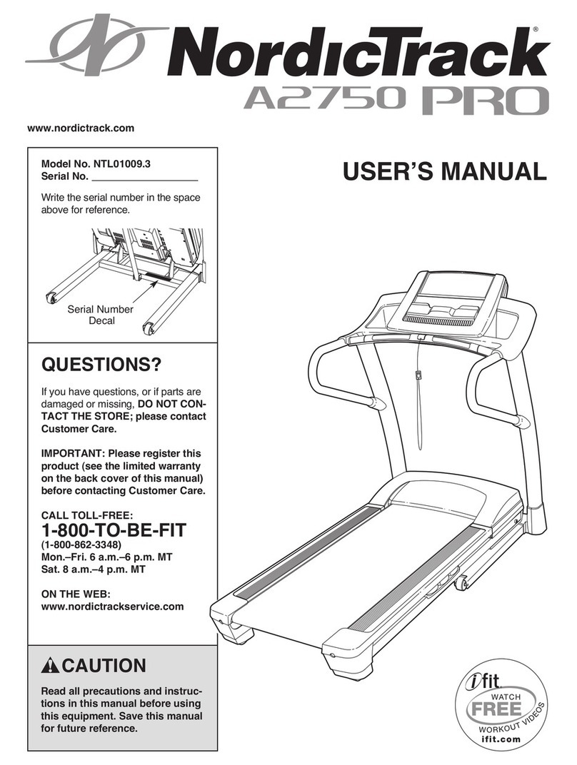 NordicTrack NTL01009.3 user manual