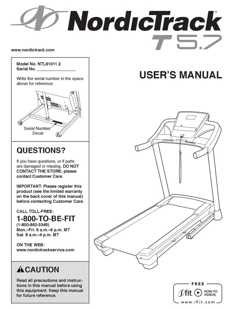 NordicTrack NTL61011.2 user manual