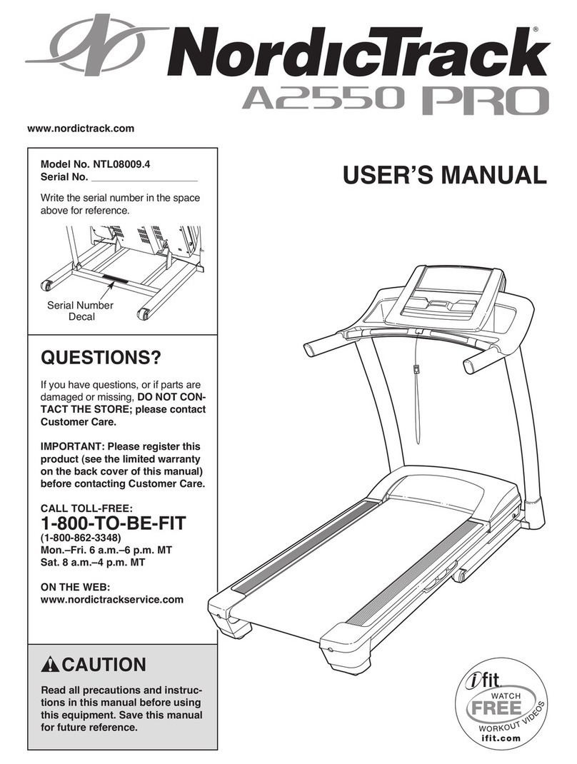 NordicTrack NTL08009.4 User manual