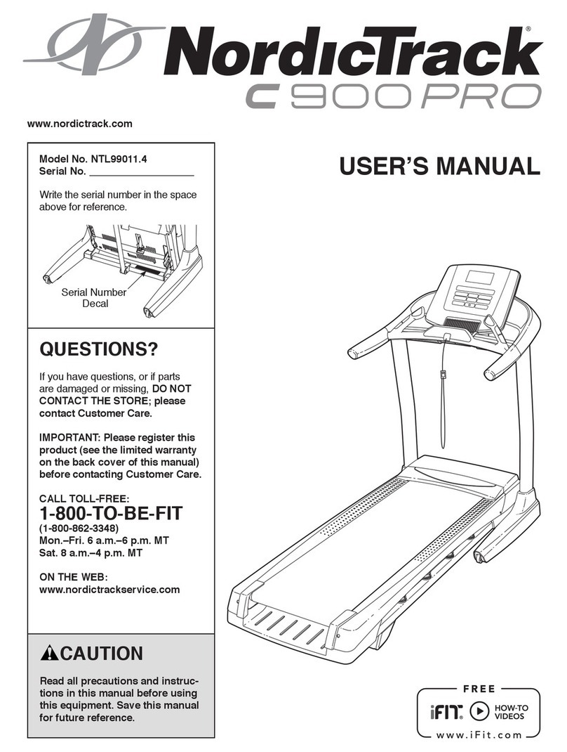 NordicTrack NTL99011.4 user manual