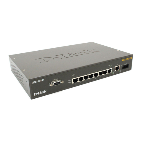 D-Link DES-3010F User manual D-Link DES-3010F User manual