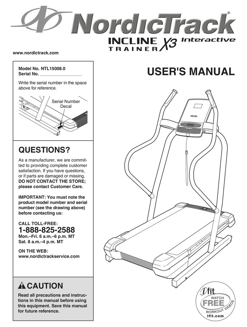NordicTrack NTL15008.0 user manual