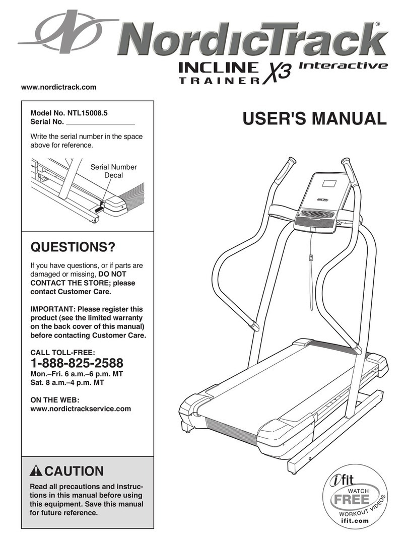 NordicTrack NTL15008.5 User manual
