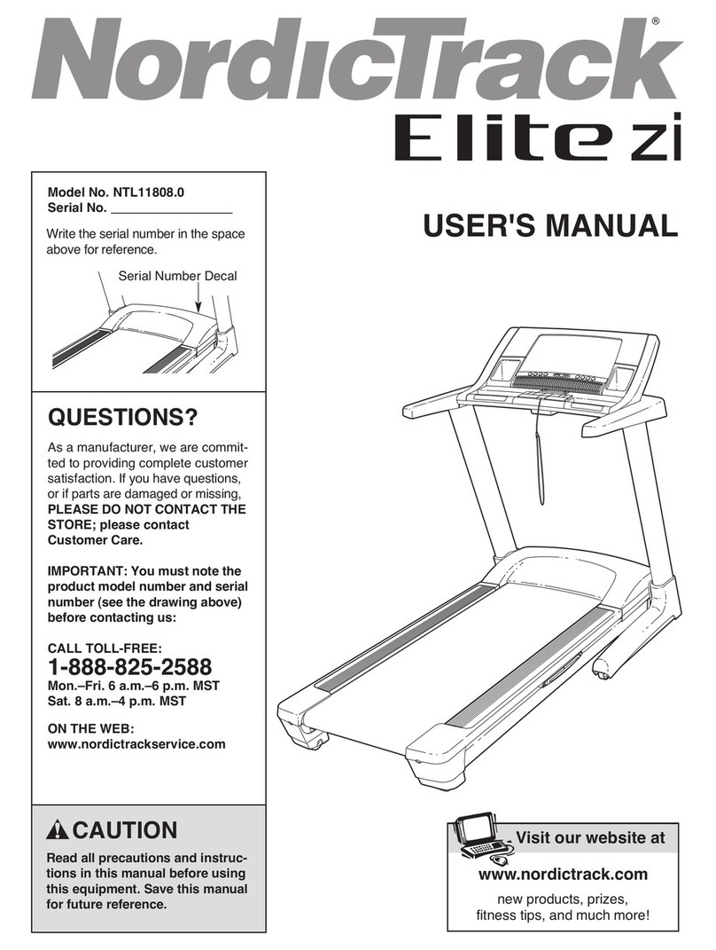 NordicTrack NTL11808.0 user manual