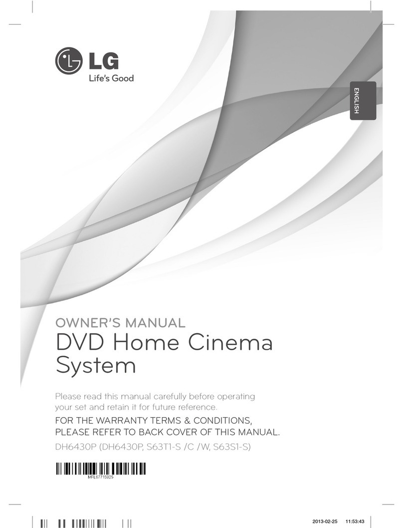 LG DH6430P User manual