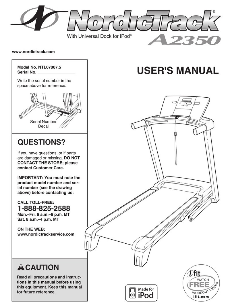 NordicTrack NTL07007.5 user manual