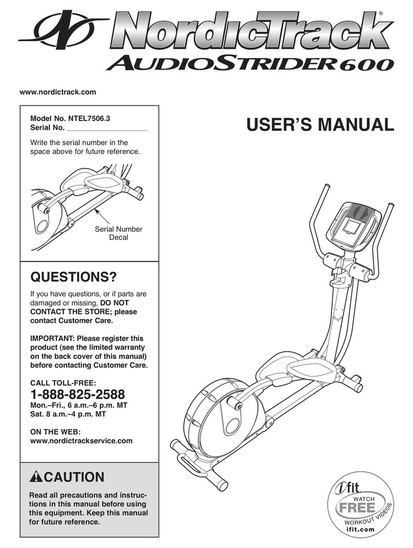 NordicTrack NTEL7506.3 User manual NordicTrack NTEL7506.3 User manual